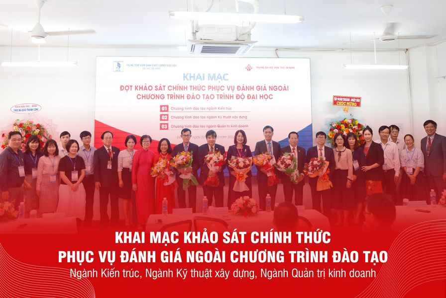 Khai mạc khảo sát chính thức phục vụ đánh giá ngoài chương trình đào tạo